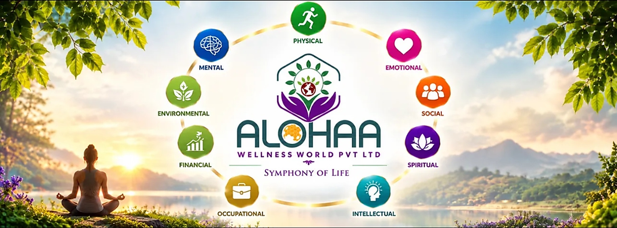 Alohaa Wellness World 9 Dimensions Sacred Mandala Panorama